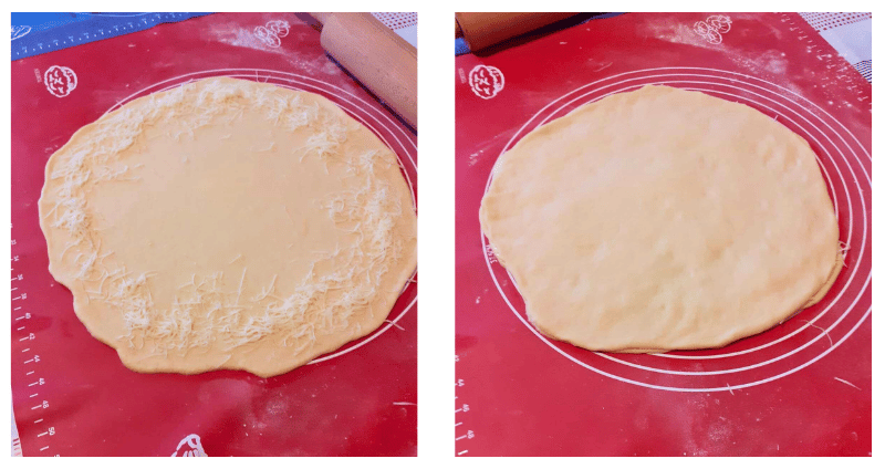 croissant recept gombócok összeállítása